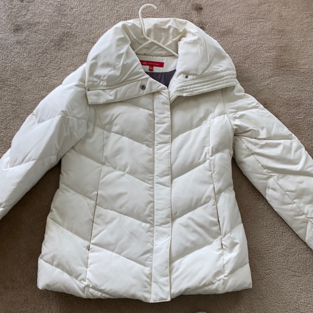 Off White Anne Klein Down Blend Jacket - image 1